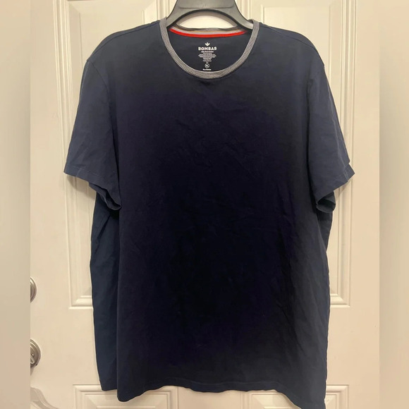 - Bombas Pima Cotton Navy Tee XL - Picture 1 of 3